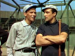 Frank Sinatra and Gene Kelly in Take Me Out to the Ballgame.