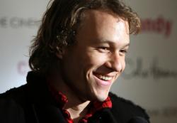 Awards, critical praise and a new family member has Heath Ledger stitting on top of the world.