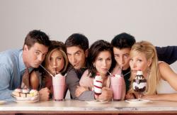 The cast of the hit show Friends.