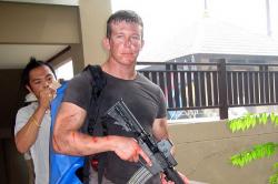 Ted Dibiase jr filming The Marine 2.