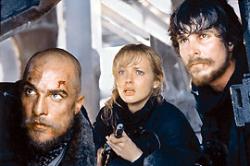 Matthew McConaughey, Izabella Scorupco and Christian Bale in Reign of Fire.